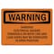 Signmission OSHA Warning Sign, 7" Height, 10" Width, Warning Electrical Hazard Terminals On Both, Landscape OS-WS-D-710-L-12589 - alternate 1
